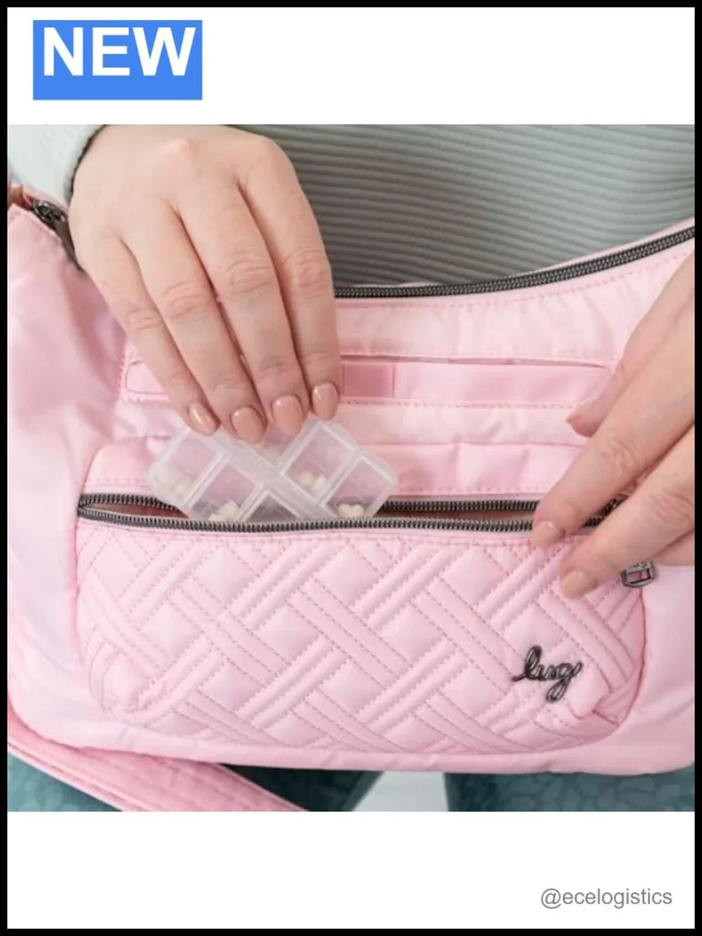 Lug Cha Cha Crossbody Bag - Polyester, Adjustable Strap, Multiple Pockets